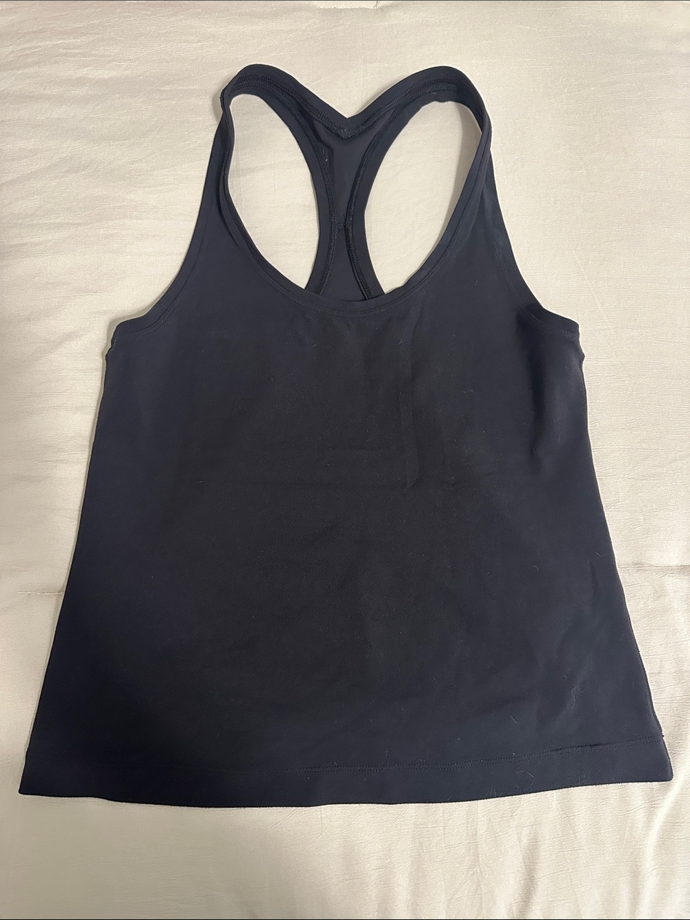 lululemon athletica cool racer back short tank top Nulu in black - Picture 2 of 3
